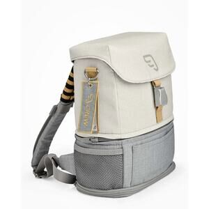 STOKKE JetKids Crew Backpack White with Gray Travel Pilot Bag NEW
